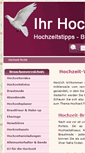 Mobile Screenshot of hochzeit-webkatalog.de